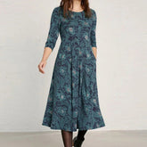 Elegant Floral Print Dress